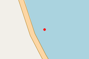 Map showing Kames Bay, Bute 2