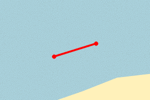 Map showing Talacre West 1
