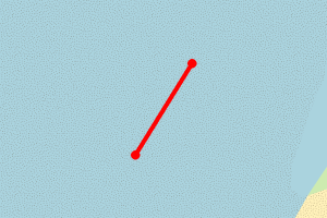 Map showing Ainsdale (north of car park)