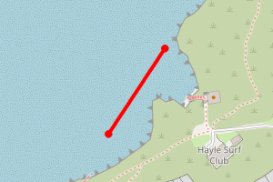 Map showing Haven Leisure, Riviere Sands Holiday Park (Haven / Bluff Inn) - Hayle