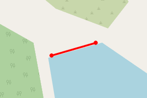 Map showing Asgog Bay