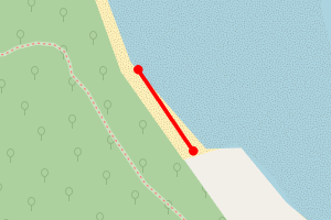 Map showing Cayton Bay North