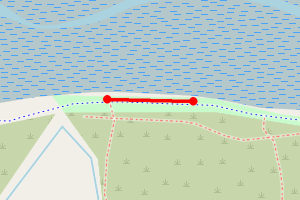 Map showing Riverside - Eastcourt Drive Entrance