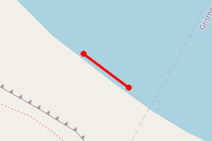 Map showing Gristhorpe Bay