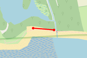 Map showing Tanner's Lane
