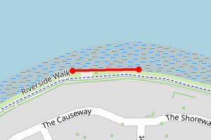 Map showing St Marys Middle