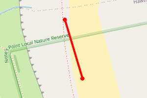 Map showing The Blast
