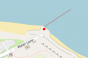 Map showing West Runton Beach, Norfolk. NR27 9QP