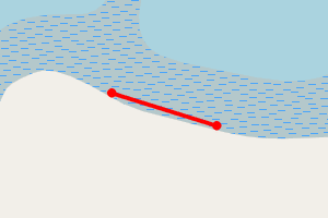 Map showing Hoo Island North