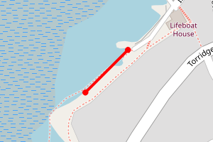 Map showing Appledore RNLI / Gray Sands