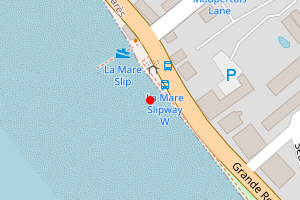 Map showing La Mare