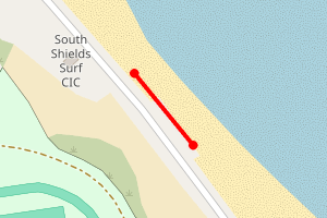 Map showing Sandhaven South