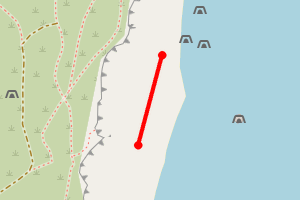 Map showing Walton-on-the-Naze