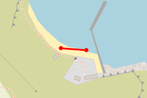 Map showing Cove Harbour