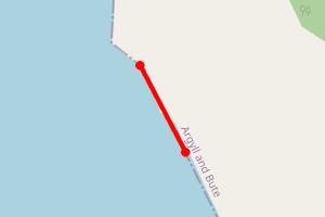 Map showing Bagh A Chadh da Mhaoilein