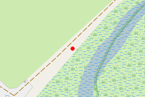 Map showing River Keer Estuary