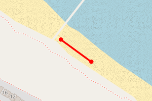 Map showing Steetley Pier South