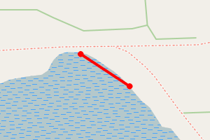 Map showing Kilnsea Beach (Riverside) 2