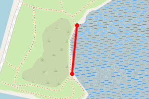 Map showing Charlestown Peninsula