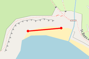 Map showing St Bees Head