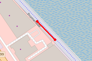 Map showing Portobello - Macklin Motors