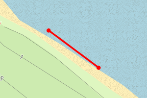 Map showing West Bay (west)