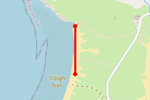 Map showing Traigh Shiar