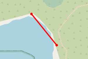 Map showing Port a'Bhearnaig, Kerrera