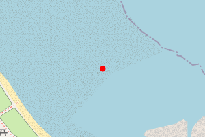 Map showing Coldingham Bay
