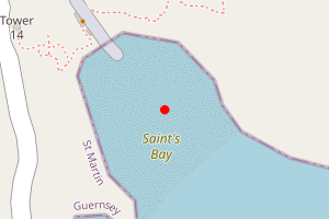 Map showing Saint's Bay