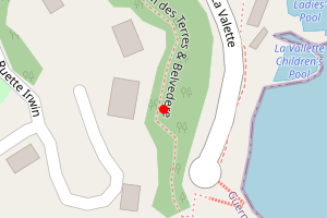Map showing Soldiers Bay