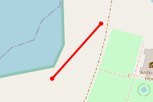 Map showing Ardkinglas