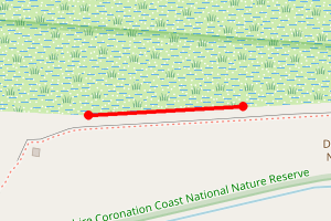 Map showing Donna Nook