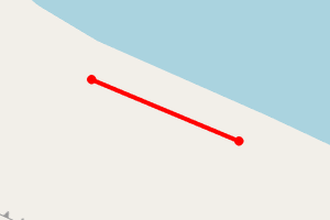 Map showing Scarborough Sea Cliff South