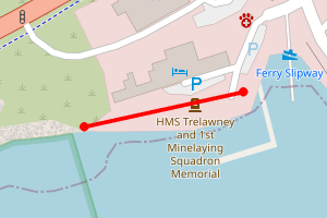 Map showing Kyle Pier, Lochalsh