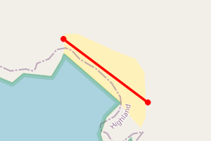 Map showing South Bhodaich