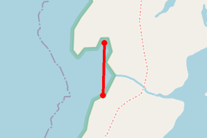 Map showing South West Greenstone Point