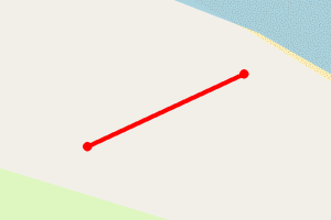Map showing Coatham Dunes near Golf Course path