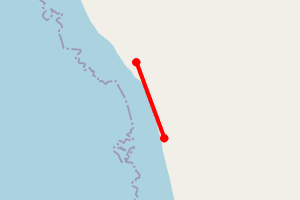 Map showing Sandoyne