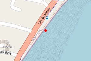 Map showing Red Lion (Bellegreve Bay)