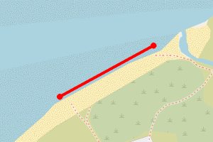 Map showing Longniddry Bents 2
