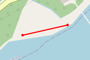 Map showing Loch Leven Mowi shoreline