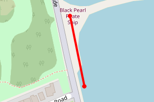 Map showing New Brighton - The Black Pearl