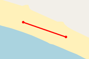 Map showing Balephuil Beach - Tiree