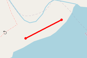 Map showing Afonwen