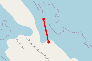 Map showing Lambs Island - Muck
