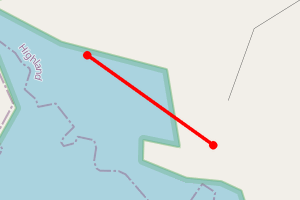 Map showing An Sloc - Sanday - Canna