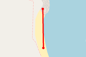Map showing Porth Y Mor West