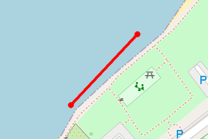 Map showing Sea Park Bay Beach