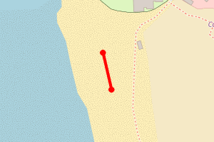 Map showing Croyde